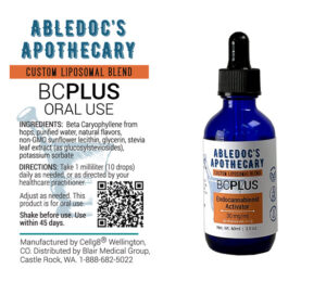 Blair Medical BCPlus Endocannabinoid Activator 30ml with Ingredients & Directions